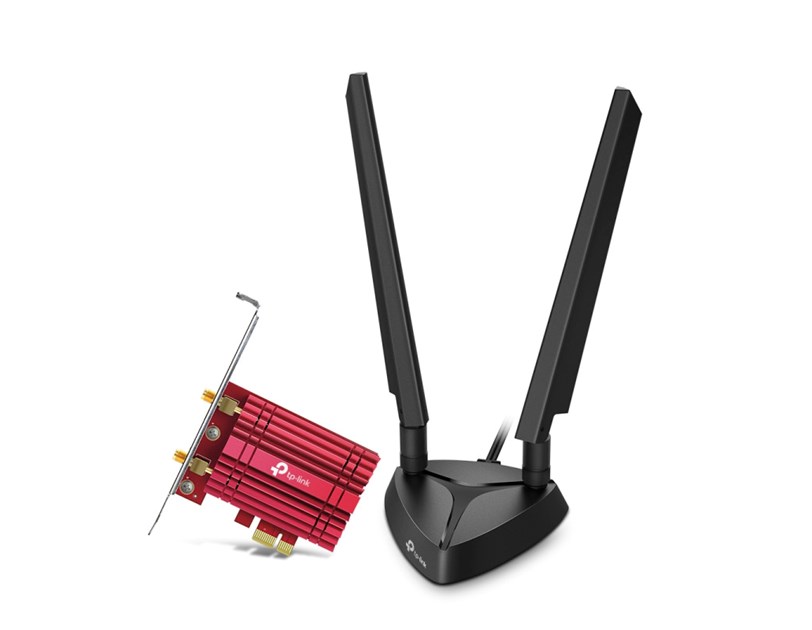 TP-Link AX5400 Archer TXE75E bežični Tri-Band Wi-Fi 6E BT5.3 PCI-E adapter 574Mbps/2402Mbps/2402Mbps (2.4GHz/5GHz/6GHz), 802.11ax/ac/n/a/g/b, 2×antene