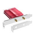 TP-Link AX5400 Archer TXE75E bežični Tri-Band Wi-Fi 6E BT5.3 PCI-E adapter 574Mbps/2402Mbps/2402Mbps (2.4GHz/5GHz/6GHz), 802.11ax/ac/n/a/g/b, 2×antene
