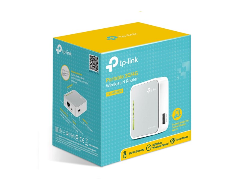 TP-Link bežični prijenosni N 3G/4G usmjerivač (Router) 150Mbps (2.4GHz), 802.11n/g/b, LAN/WAN, USB2.0 za 3G/4G modem, interna antena