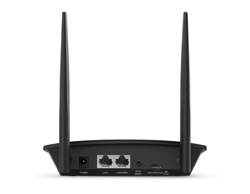 TP-Link bežični N 4G LTE usmjerivač (Router) 300Mbps (2.4GHz), 802.11b/g/n, interni 4G modem, 2×LAN/WAN, utor za SIM karticu, 2× LTE odvojive antene