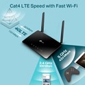 TP-Link AC750 Archer MR200 bežični usmjerivač, Dual-Band 4G LTE, 300Mbps/433Mbps (2.4GHz/5GHz), 802.11a/b/g/n/ac, 1×WAN, 3×LAN, utor za SIM karticu, 2×odvojive antene 