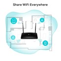 TP-Link bežični N 4G LTE usmjerivač (Router) 300Mbps (2.4GHz), 802.11b/g/n, 4G modem, 3×LAN/1×WAN, 1×Telefon port, SIM, 2× LTE odvojive antene