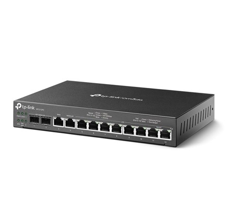 TP-Link Omada Gigabit 3in1 VPN usmjerivač (Router/PoE switch/controller), 8×G-LAN PoE-out, 802.3at/af, 110W, 2×G-WAN/LAN SFP, 1×G-WAN, 1×G-WAN/LAN