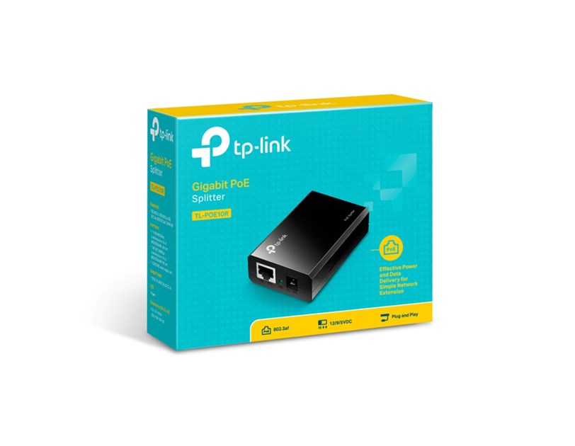 TP-Link PoE Splitter adapter, IEEE 802.3af compliant, 5V/12V izlazni napon, plastično kućište