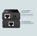 TP-Link PoE Injector adapter, IEEE 802.3af compliant, plastično kućište