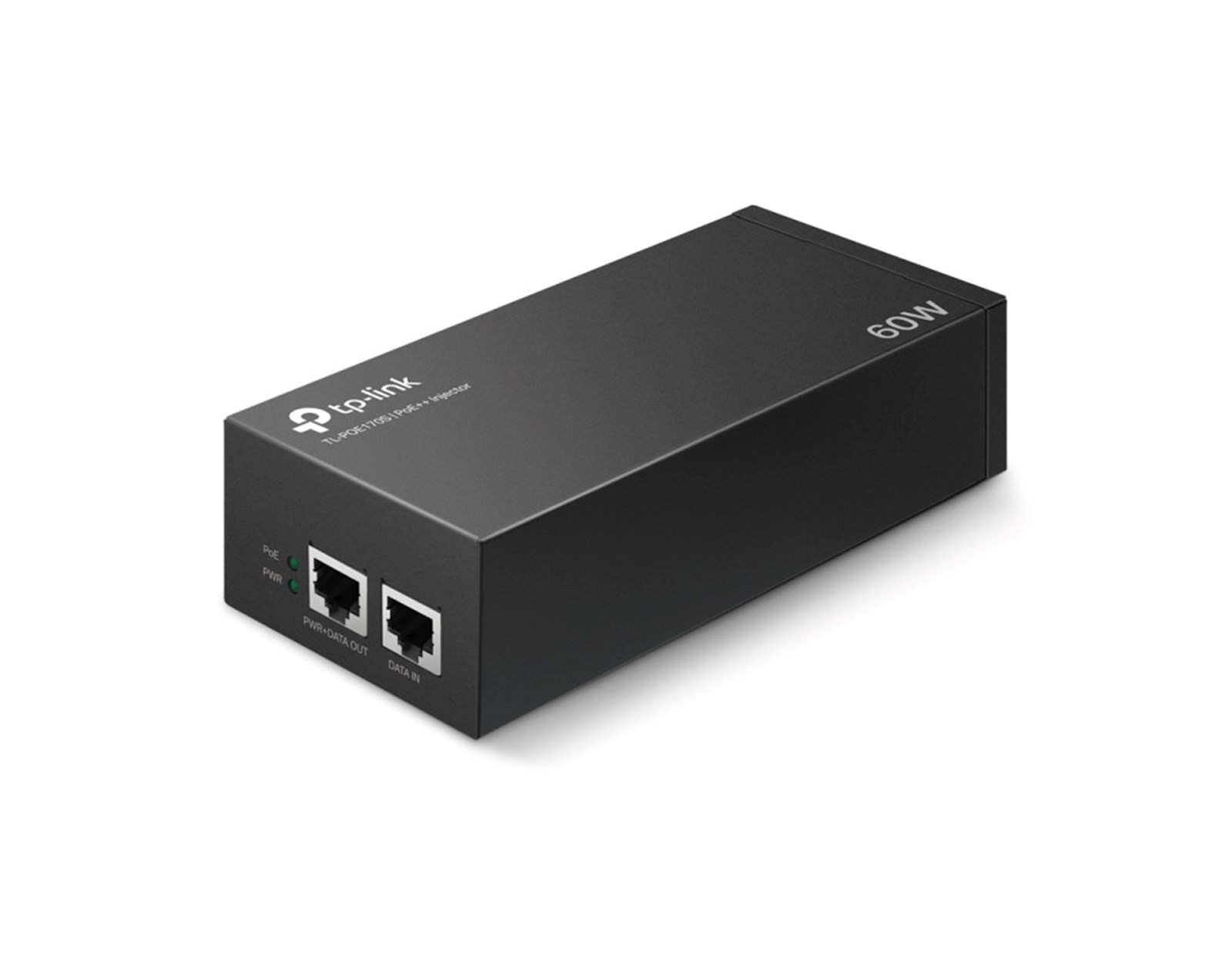 TP-Link PoE++ Injector Adapter, 1×Gbit PoE Port, 1×Gbit Non-PoE Port, 802.3at/af/bt, Data+Power po istom kablu do 100m, metalno kućište