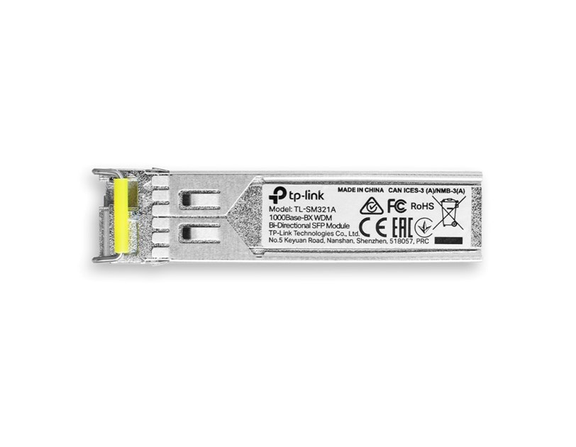 TP-Link 1000Base-BX WDM Bi-Direkcioni SFP Modul, LC konektor, TX:1550nm/RX:1310nm, single-mod, 10km