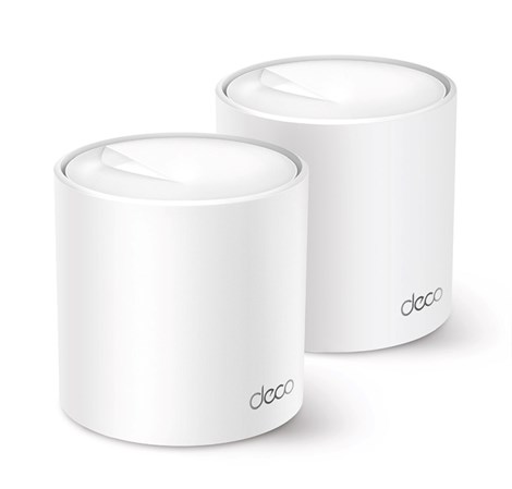 TP-Link AX3000 Deco X50 (2-pack), Dual-Band Mesh Wi-Fi 6, 574Mbps/2402Mbps (2.4GHz/5GHz), 802.11ax/ac/n/a/b/g, 3×G-LAN, Deco App