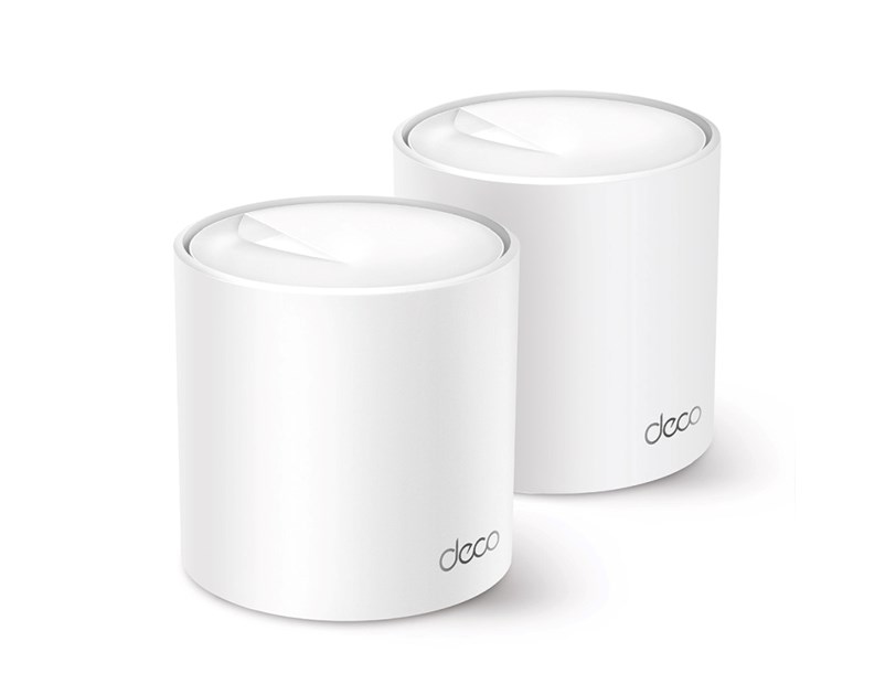 TP-Link AX3000 Deco X50 (2-pack), Dual-Band Mesh Wi-Fi 6, 574Mbps/2402Mbps (2.4GHz/5GHz), 802.11ax/ac/n/a/b/g, 3×G-LAN, Deco App