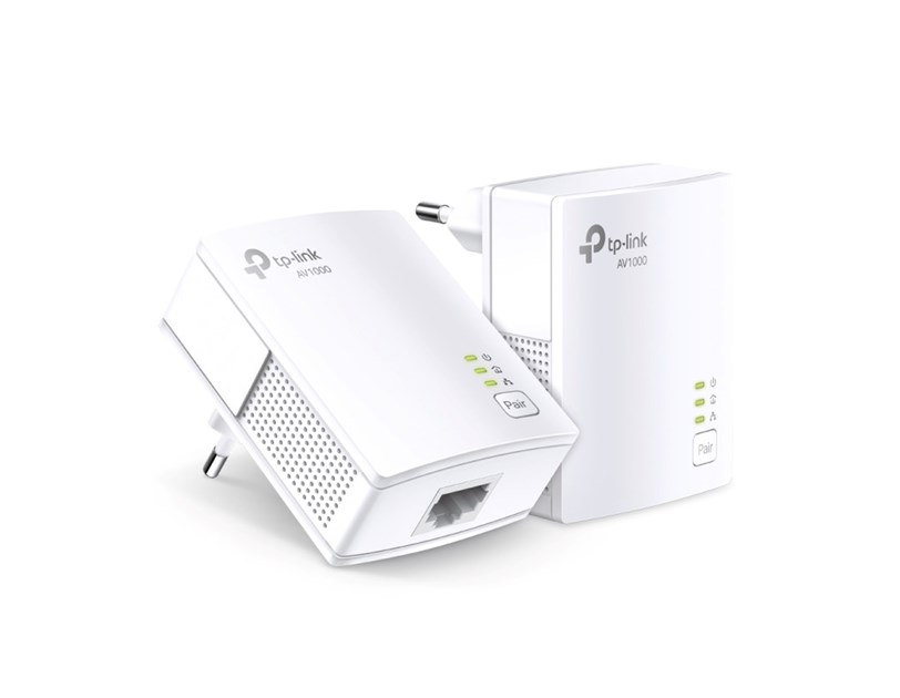 TP-Link AV1000 Powerline Gigabit mrežni adapter, 1000Mbps, HomePlug AV (duplo pakiranje)