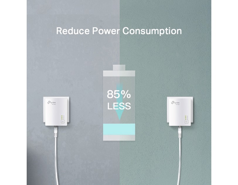 TP-Link AV1000 Powerline Gigabit mrežni adapter, 1000Mbps, HomePlug AV (duplo pakiranje)