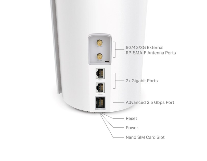 TP-Link AX3000 5G Whole Home Mesh WiFi 6, 574Mbps/2402Mbps (2.4GHz/5GHz), 802.11ax/ac/n/a/b/g, 1× 2.5 Gbps port + 2× Gigabit port, Deco App