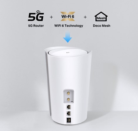 TP-Link AX3000 5G Whole Home Mesh WiFi 6, 574Mbps/2402Mbps (2.4GHz/5GHz), 802.11ax/ac/n/a/b/g, 1× 2.5 Gbps port + 2× Gigabit port, Deco App
