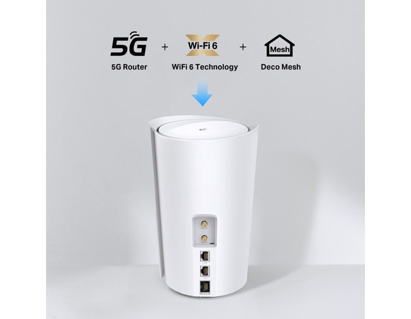 TP-Link AX3000 5G Whole Home Mesh WiFi 6, 574Mbps/2402Mbps (2.4GHz/5GHz), 802.11ax/ac/n/a/b/g, 1× 2.5 Gbps port + 2× Gigabit port, Deco App