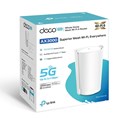 TP-Link AX3000 5G Whole Home Mesh WiFi 6, 574Mbps/2402Mbps (2.4GHz/5GHz), 802.11ax/ac/n/a/b/g, 1× 2.5 Gbps port + 2× Gigabit port, Deco App