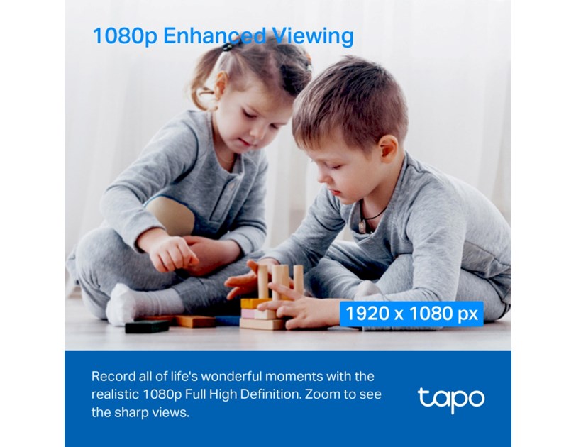 TP-Link Tapo C200 kamera FHD, H.264, 360°/114° Pan/Tilt, Advanced Night Vision, microSD, dvosmjerni audio, detekcija pokreta, Wi-Fi, Tapo app