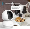 TP-Link Tapo C210 kamera 2K 3MP, H.264, 360°/114° Pan/Tilt, Advanced Night Vision, microSD, dvosmjerni audio, detekcija pokreta, Wi-Fi, Tapo app