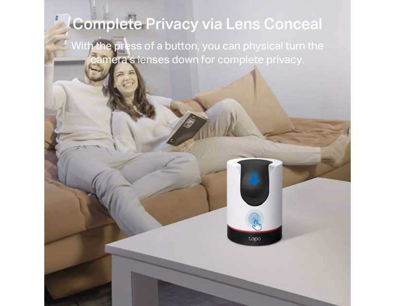 TP-Link Tapo C225 AI kamera 2K QHD 4MP, H.264, 360°/114° Pan/Tilt, Enhanced Night Vision, microSD, dvosmjerni audio, AI detekcija pokreta, Wi-Fi, Tapo app