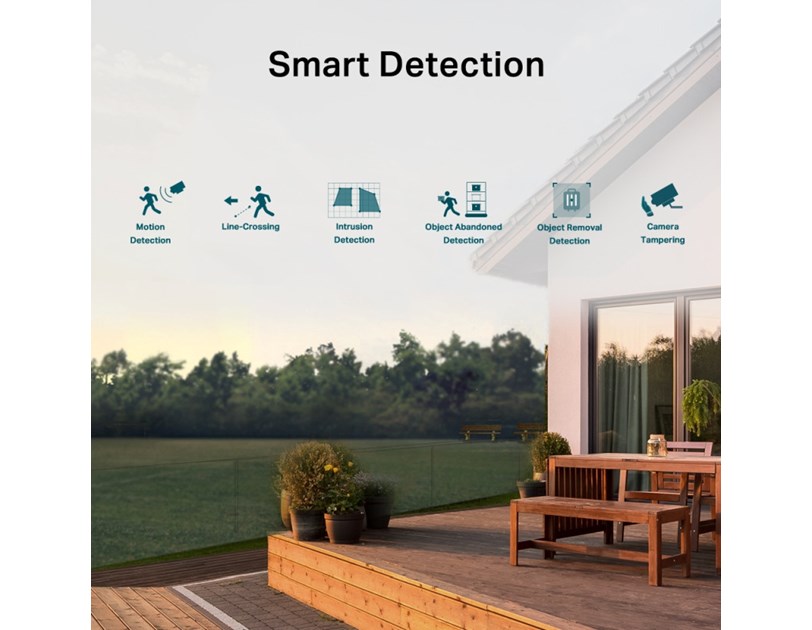 TP-Link VIGI C340 Full color kamera 2K 4MP, H.265+, 4mm leća, RJ45, PoE/12V DC, Night Vision, microSD, dvosmjerni audio, detekcija pokreta, vodootporna IP67, VIGI app