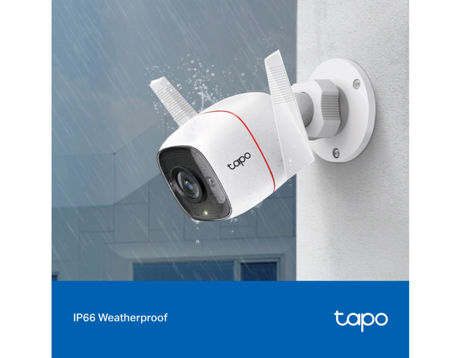 TP-Link Tapo C310 kamera UHD 3MP, H.264, Advanced Night Vision, microSD, dvosmjerni audio, detekcija pokreta, vodootporna IP66, Wi-Fi, Tapo app