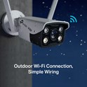 TP-Link VIGI C340-W Full color kamera 2K 4MP, H.265+, 4mm leća, RJ45, Night Vision, microSD, dvosmjerni detekcija pokreta, vodootporna IP66, VIGI app