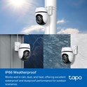 TP-Link Tapo C520WS kamera 2K QHD 4MP, H.264, 360° /130° Pan/Tilt, Starlight-Color Night Vision, microSD, dvosmjerni audio, detekcija pokreta, vodootporna IP66, Wi-Fi, Tapo app