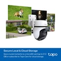 TP-Link Tapo C520WS kamera 2K QHD 4MP, H.264, 360° /130° Pan/Tilt, Starlight-Color Night Vision, microSD, dvosmjerni audio, detekcija pokreta, vodootporna IP66, Wi-Fi, Tapo app