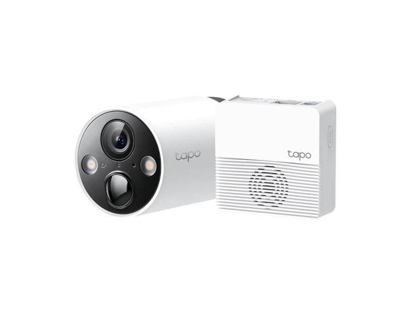 TP-Link Tapo C420S1 kamera + Tapo H200 hub 2K QHD, H.264, Full-Color Night Vision, microSD, 2×Spotlights, dvosmjerni audio, detekcija pokreta, vodootporna IP65, Wi-Fi, Tapo app