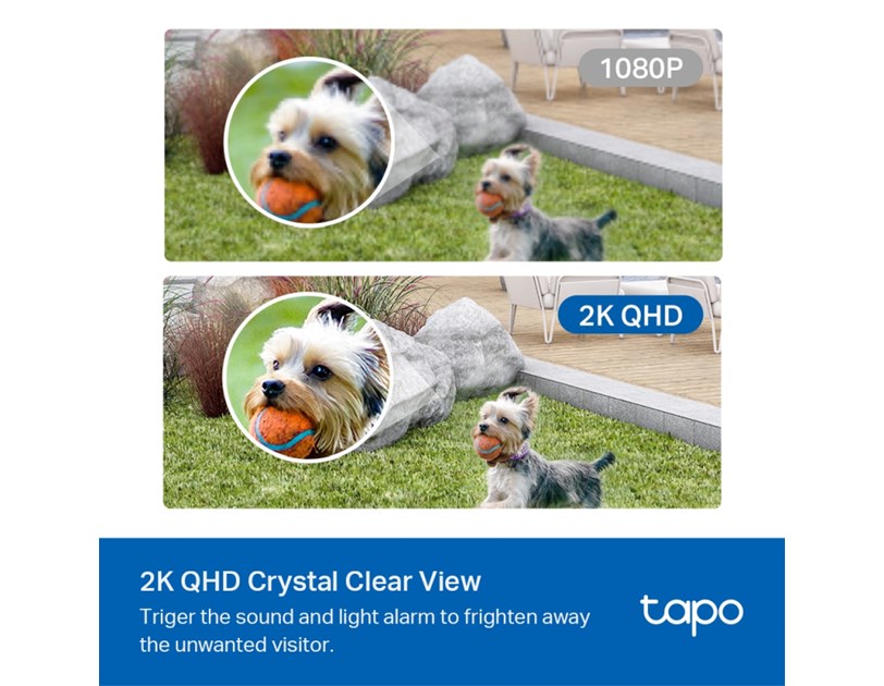 TP-Link Tapo C420S1 kamera + Tapo H200 hub 2K QHD, H.264, Full-Color Night Vision, microSD, 2×Spotlights, dvosmjerni audio, detekcija pokreta, vodootporna IP65, Wi-Fi, Tapo app