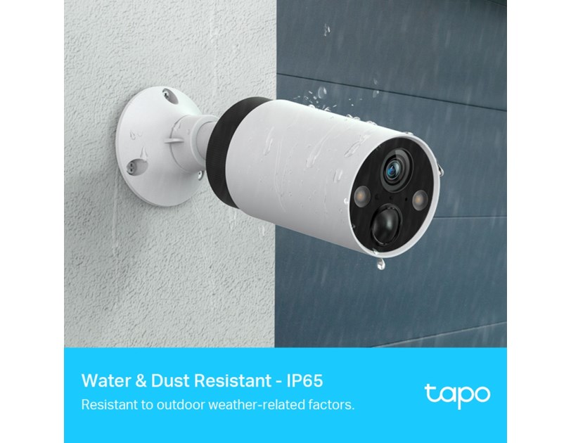 TP-Link Tapo C420WS kamera (2 kom) + Tapo H200 HUB 2K QHD), H.264, Full-Color Night Vision, 2xSpotlights, microSD, dvosmjerni audio, detekcija pokreta, vodootporna IP65, Wi-Fi, Tapo app