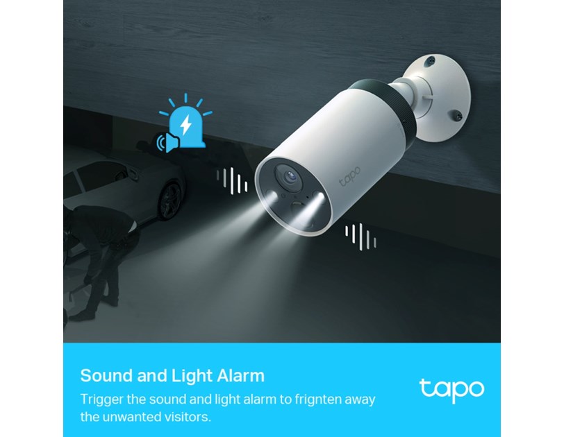 TP-Link Tapo C420WS kamera (2 kom) + Tapo H200 HUB 2K QHD), H.264, Full-Color Night Vision, 2xSpotlights, microSD, dvosmjerni audio, detekcija pokreta, vodootporna IP65, Wi-Fi, Tapo app