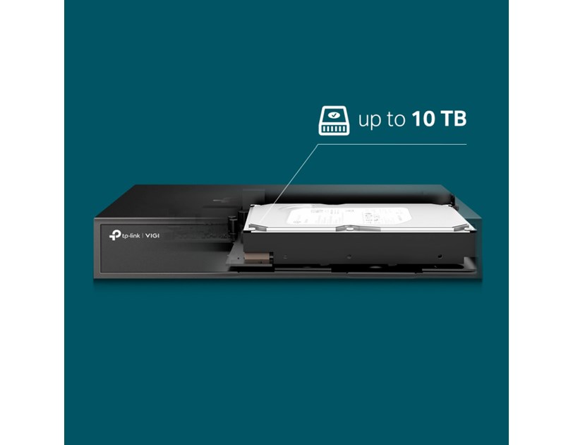 TP-Link VIGI NVR1008H mrežni video snimač 8 kanala, H.265, 5MP, 1×SATA, VGA/HDMI, 2×USB2.0, Vigi app