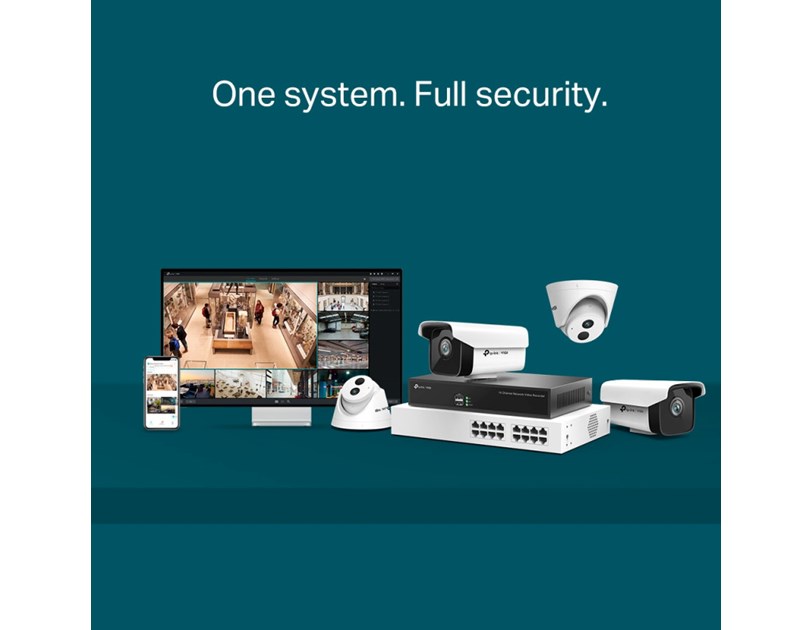TP-Link VIGI NVR1016H mrežni video snimač 16 kanala, H.265/+, H.264/+, 8MP, 1×SATA, VGA/HDMI, RJ-45, USB2.0×2, Vigi app