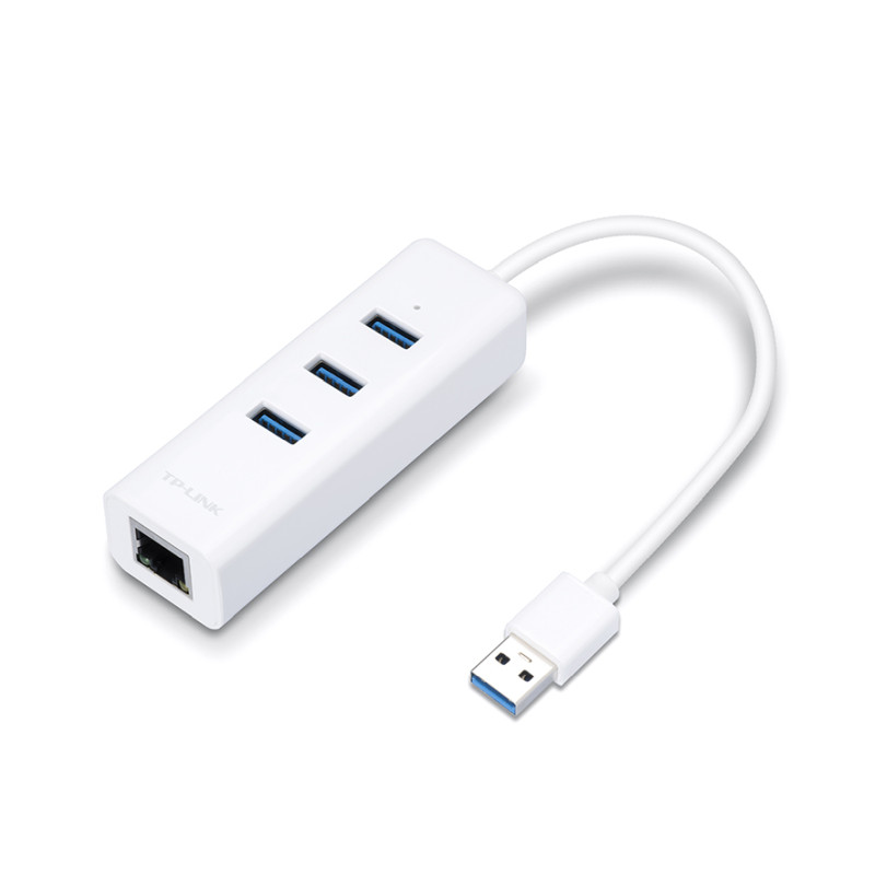 TP-Link USB3.0 na Gigabit mrežni adapter, USB3.0×3 hub