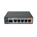 Mikrotik RB760iGS hEX S with Dual Core 880MHz MHz CPU, 256MB RAM, 5×G-LAN, SFP, USB, PoE-out-port #5, RouterOS L4, plastično kućište, PSU