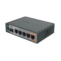 Mikrotik RB760iGS hEX S with Dual Core 880MHz MHz CPU, 256MB RAM, 5×G-LAN, SFP, USB, PoE-out-port #5, RouterOS L4, plastično kućište, PSU