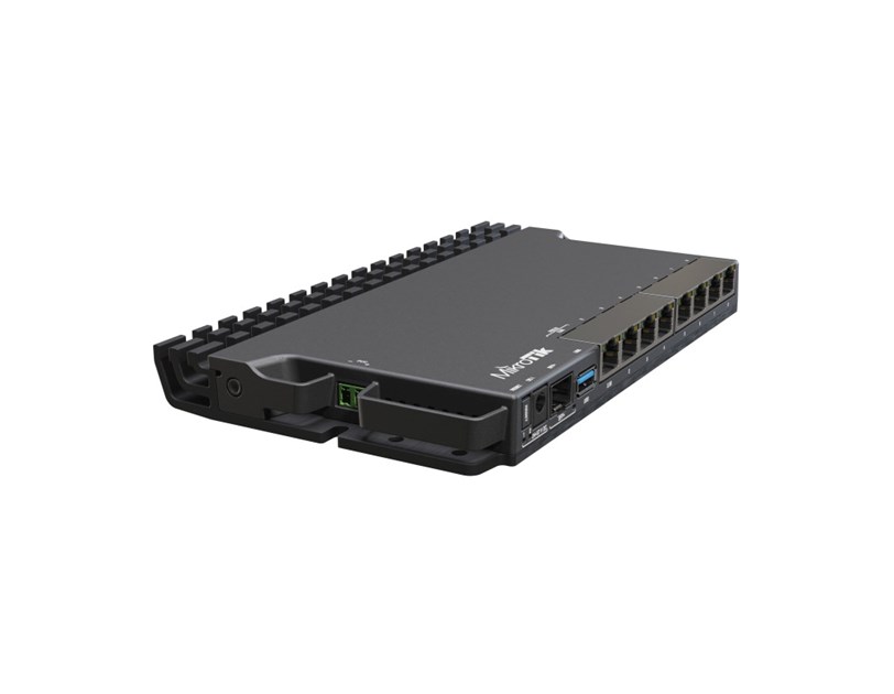 Mikrotik RouterBOARD RB5009UG+S+IN, ARMv8 CPU, 1GB DDR4 RAM, 1GB NAND, 1×2.5Gbit LAN, 7×1Gbit LAN, 1xSFP+ port, RouterOS L5, metalno desktop kučište, PSU