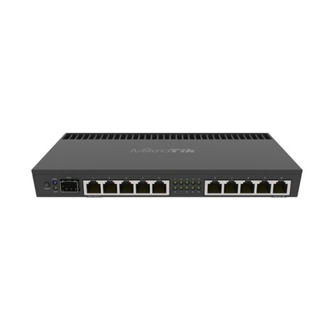 Mikrotik RouterBOARD 4011iGS+RM, A15 CPU (4-cores), 1GB RAM, 10×GLAN, 1xSFP+, RouterOS L5, desktop kućište, rackmount, PSU