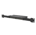 Mikrotik RouterBOARD 4011iGS+RM, A15 CPU (4-cores), 1GB RAM, 10×GLAN, 1xSFP+, RouterOS L5, desktop kućište, rackmount, PSU