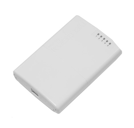 Mikrotik RB750P-PBr2 PowerBox, QCA9531 650MHz CPU, 64MB RAM, 5×LAN, RouterOS L4, vanjsko kućište, PSU, PoE