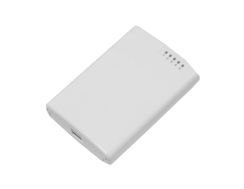Mikrotik RB750P-PBr2 PowerBox, QCA9531 650MHz CPU, 64MB RAM, 5×LAN, RouterOS L4, vanjsko kućište, PSU, PoE