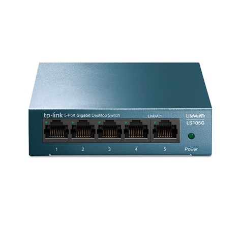 TP-Link LiteWave 5-Port Gigabit Desktop preklopnik (Switch), 5×10/100/1000 RJ45 Ports, metalno kučište