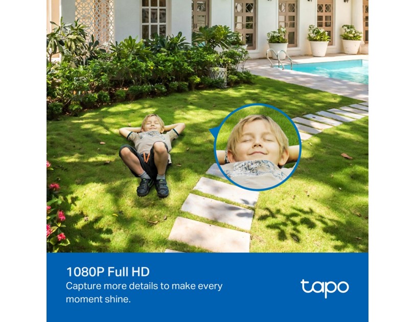 TP-Link Tapo C500 V2 kamera FHD, H.264 video, 360°/130° Pan/Tilt, Color Night Vision, microSD, dvosmjerni audio, detekcija pokreta, vodootporna IP65, Wi-Fi, Tapo app