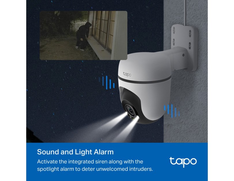 TP-Link Tapo C500 V2 kamera FHD, H.264 video, 360°/130° Pan/Tilt, Color Night Vision, microSD, dvosmjerni audio, detekcija pokreta, vodootporna IP65, Wi-Fi, Tapo app