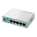 Mikrotik hEX refresh, 950 MHz CPU, 512MB RAM, 5×LAN, USB-A, POE support, RouterOSv7, metalno kućište, PSU