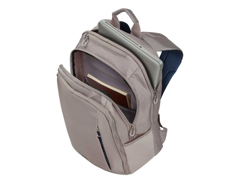 Samsonite Guardit Classy ruksak za 15.6" prijenosnik, s pretincom za 10,5" tablet, 21.5 L, kameno sivi
