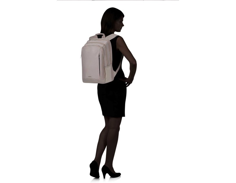 Samsonite Guardit Classy ruksak za 15.6" prijenosnik, s pretincom za 10,5" tablet, 21.5 L, kameno sivi