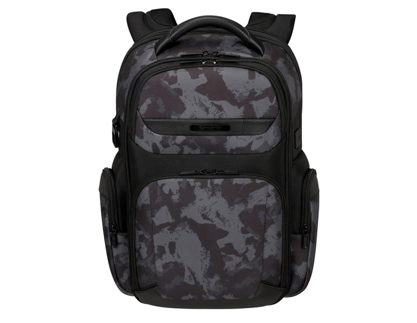 Samsonite Pro-DLX 6 ruksak za 15.6" prijenosnik, s pretincom za 10,5" tablet, 21 / 26 L, kameno siva