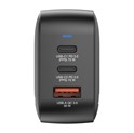 Verbatim Mini GaN zidni punjač 70W, 2×USB-C/1×USB-A, PD/QC 3.0