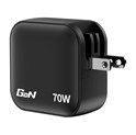 Verbatim Mini GaN zidni punjač 70W, 2×USB-C/1×USB-A, PD/QC 3.0